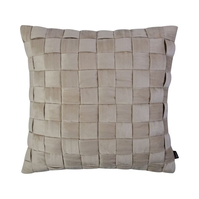 Linen & More Sylva Kussen beige 45x45cm