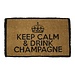 Mars & More kokosmat handgeweven keep calm 75cm