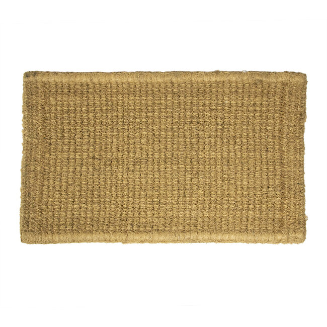 Mars & More kokosmat handgeweven ruwharige teckel zwart 75cm