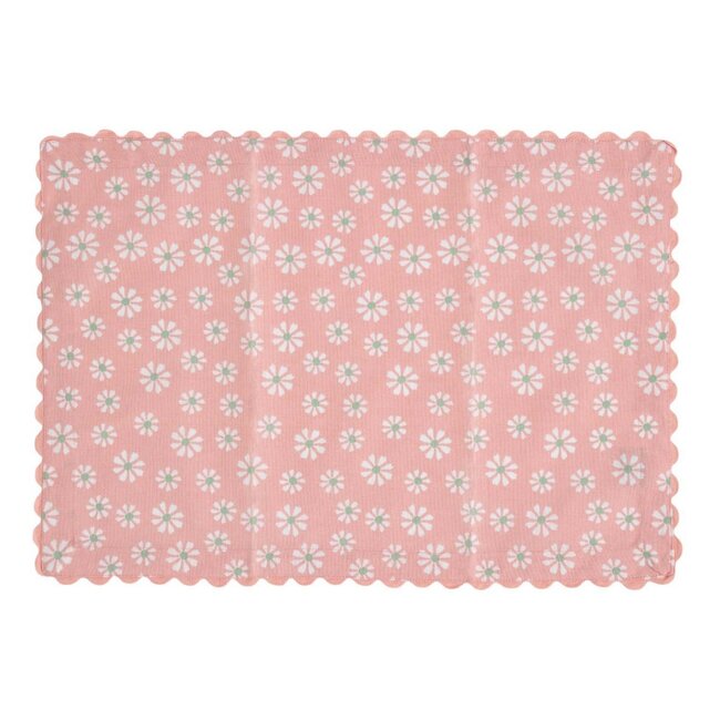 Linen & More Daisy flowers placemat mix colours 35x50 (set of 3)