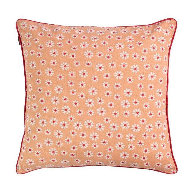 Linen & More Daisy Flowers Kussen oranje 50x50cm