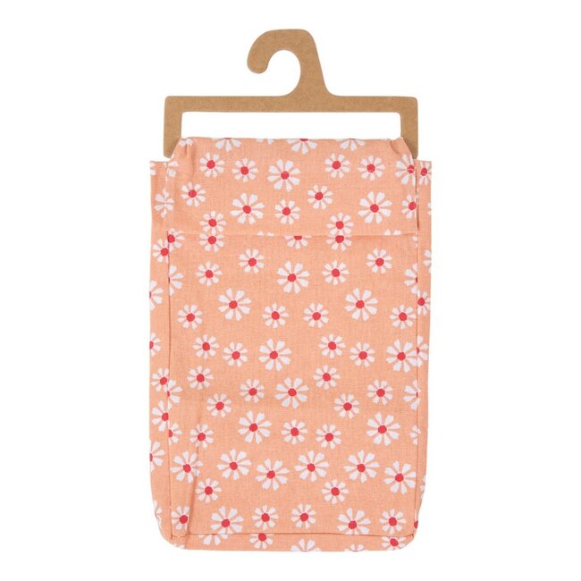 Linen & More Daisy Flowers Tafelloper oranje 50x140cm