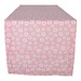 Linen & More Daisy Flowers Tafelloper roze 50x140cm