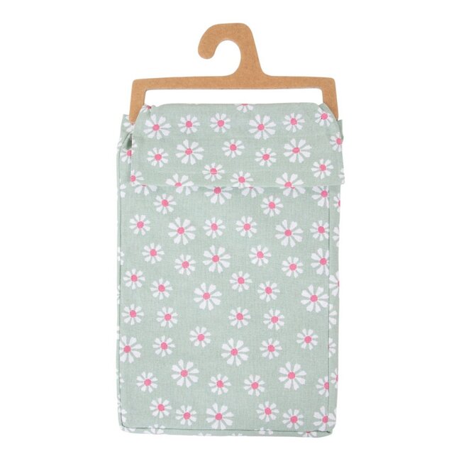 Linen & More Daisy Flowers Tafelkleed Textiel groen rond 160cm