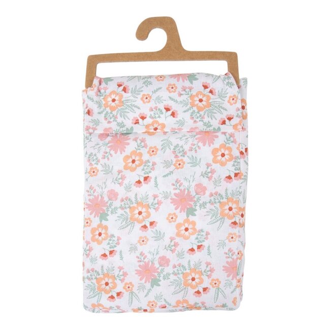 Linen & More Freddie Tafelkleed Textiel roze rond 160cm