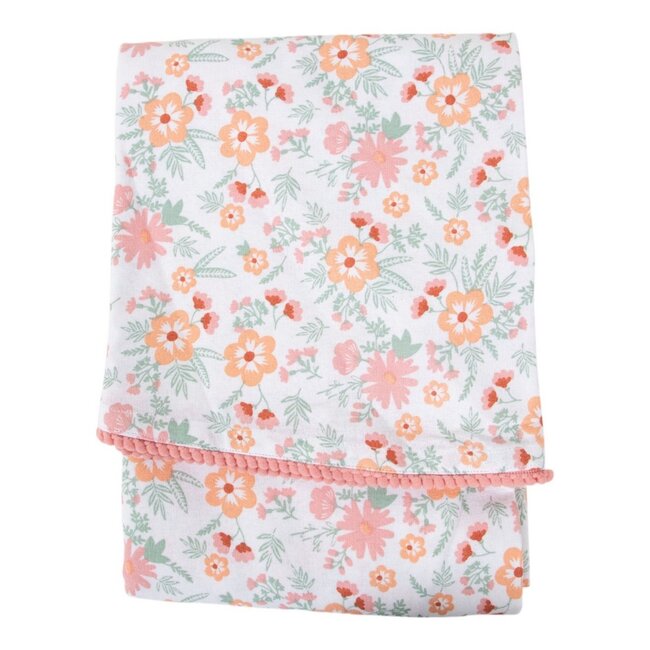 Linen & More Freddie Tafelkleed Textiel roze rond 160cm