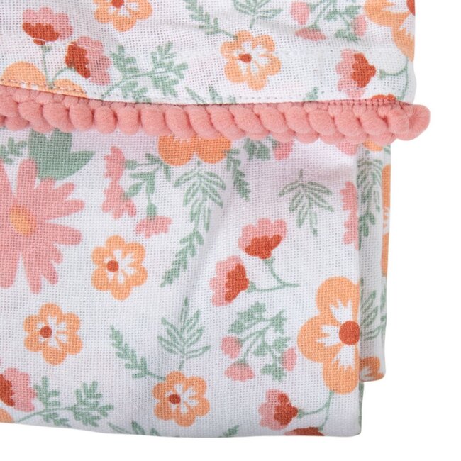 Linen & More Freddie Tafelkleed Textiel roze rond 160cm