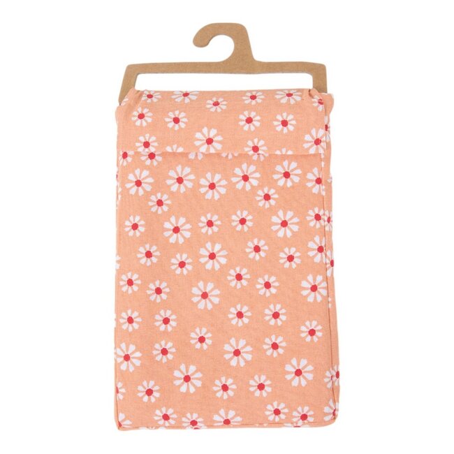 Linen & More Daisy Flowers Tafelkleed Textiel oranje 140x250cm