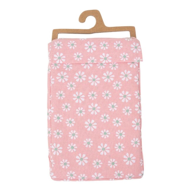 Linen & More Daisy Flowers Tafelkleed Textiel roze 140x250cm