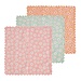 Linen & More Daisy flowers napkin mix colours 40x40 (set of 3)
