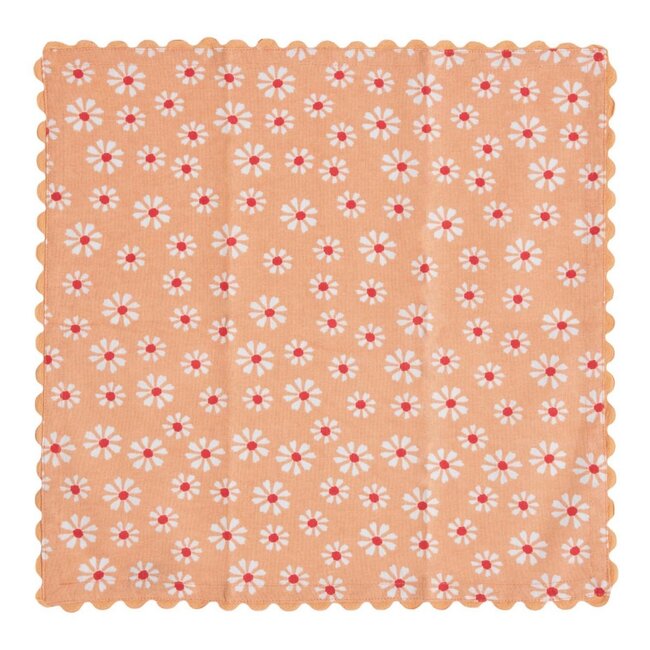 Linen & More Daisy flowers napkin mix colours 40x40 (set of 3)