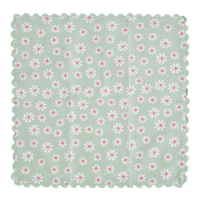 Linen & More Daisy flowers napkin mix colours 40x40 (set of 3)