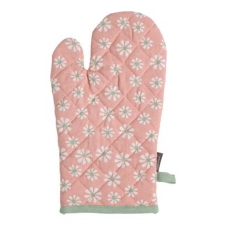 Linen & More Daisy Flowers Ovenwant roze 18x33cm