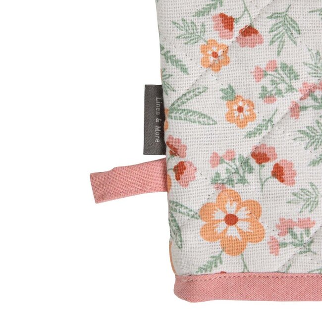 Linen & More Freddie Ovenwant roze 18x33cm