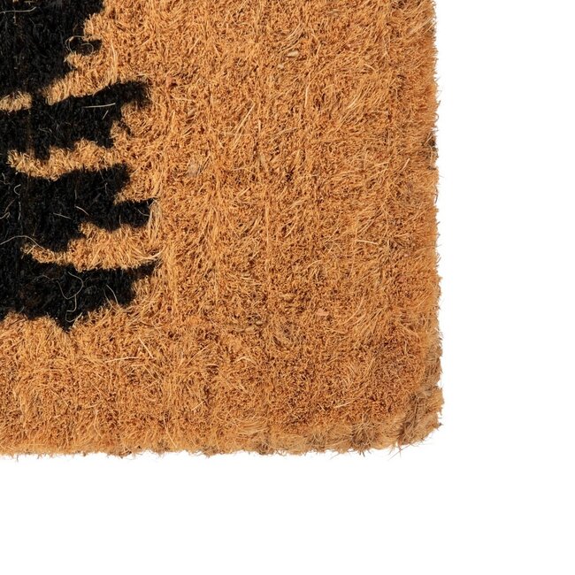 Mars & More Deurmat Kokos handgeweven dennenbomen 75cm