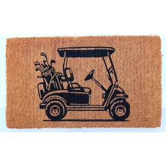 Mars & More Deurmat Kokos handgeweven golfkar 75cm