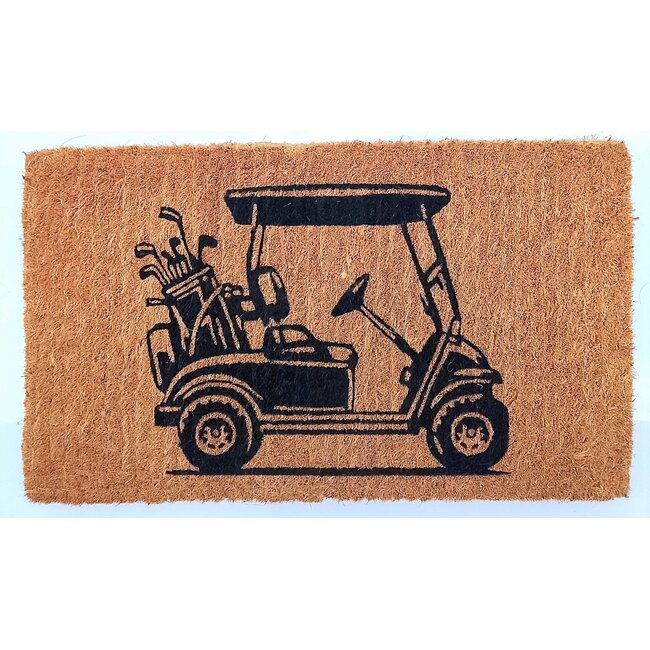 Mars & More Deurmat Kokos handgeweven golfkar 75cm