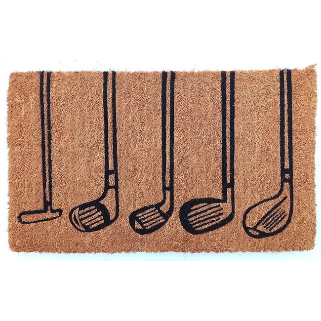 Mars & More Deurmat Kokos handgeweven golf clubs 75cm