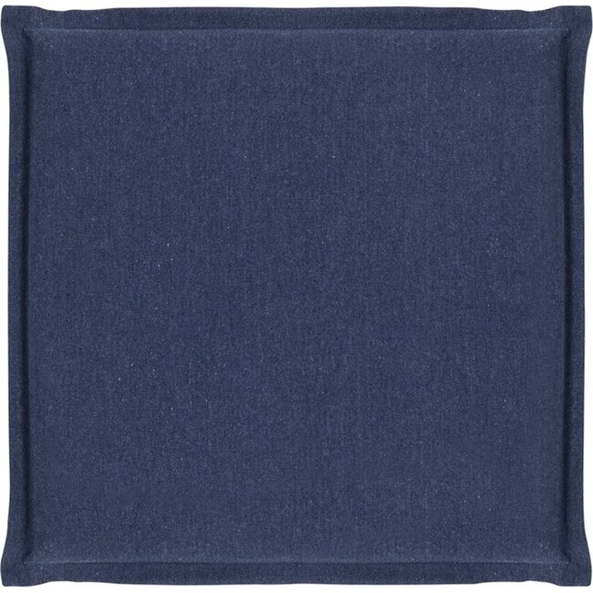 2Lif Monique stoelkussen blauw 40x40cmx5cm