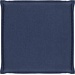 2Lif Monique stoelkussen blauw 40x40cmx5cm
