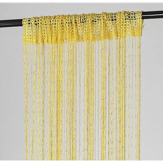 2Lif Draadgordijn 52 geel 140x250cm
