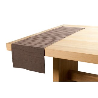 2Lif Malmo Tafelloper bruin 40x150cm