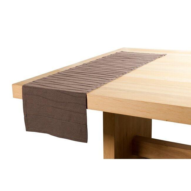 2Lif Malmo Tafelloper bruin 40x150cm