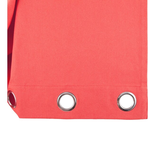 2Lif Monique gordijn rood 140x260cm (8rings)