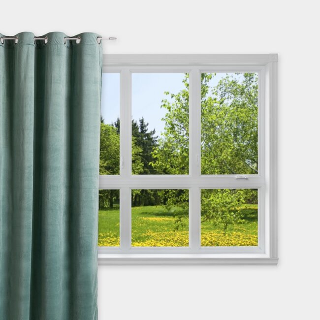 2Lif Enzo gordijn roze 140x245cm (8rings)