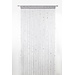 2Lif Helena Pearls Draadgordijn licht grijs 90x250cm