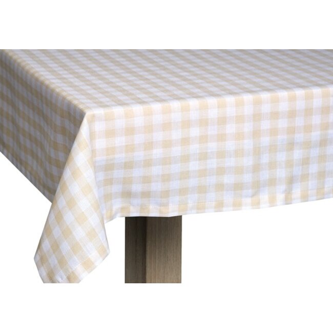 2Lif Lyon Tafelkleed Textiel beige 90cm