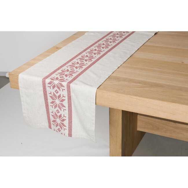 2Lif Jutland Tafelloper off-wit 42x220cm