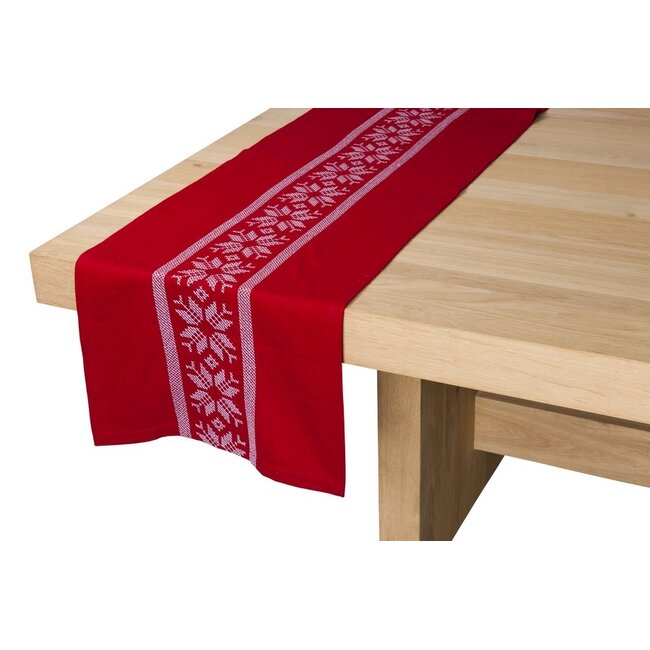 2Lif Jutland Tafelloper rood 42x220cm