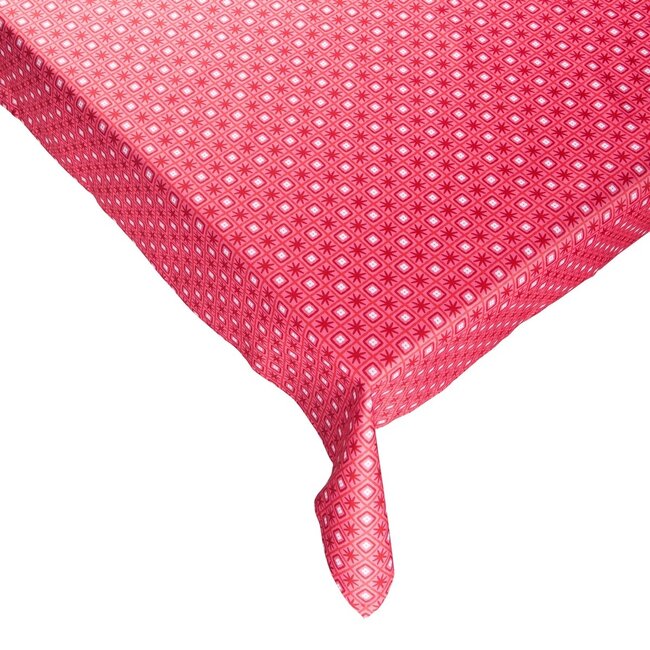 2Lif Luna Outdoor Tafelkleed rood/roze 140x240cm