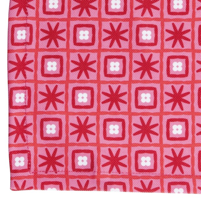 2Lif Luna Outdoor Tafelkleed rood/roze 140x240cm