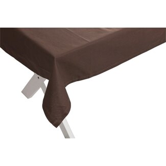2Lif Sollana Tafelkleed Textiel chocolate 140x220cm