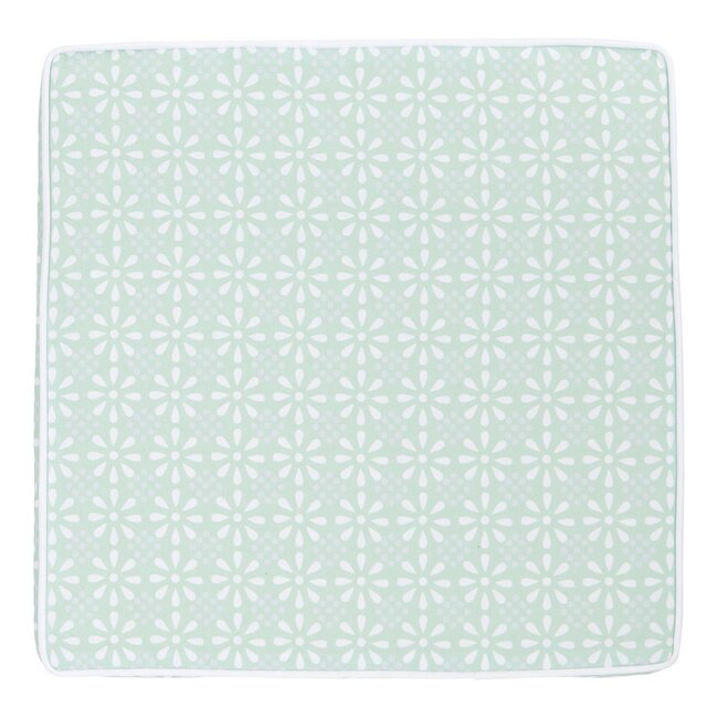 2Lif Daisy Flower Outdoor zitkussen harbor groen 40x40x4cm