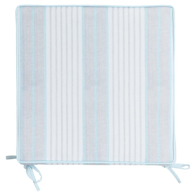 2Lif New Classic Stripe Outdoor zitkussen blauw 40x40cm+5cm