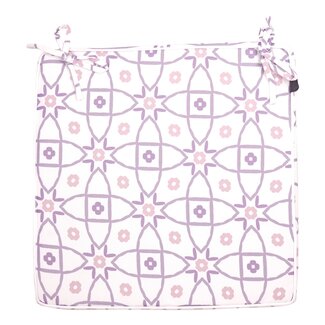 2Lif Mila Outdoor stoelkussen paars 40x40cm+4cm