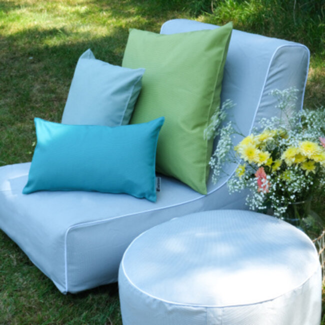 2Lif St. Maxime outdoor l.grey opblaasbare Sofa 70 x 90 x 70 cm