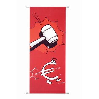 2Lif Banner Hammer vlamw. gefin. Banner 75x180 cm