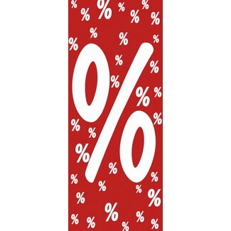 2Lif Banner Prozente vlamw. gefin. 75x180 cm