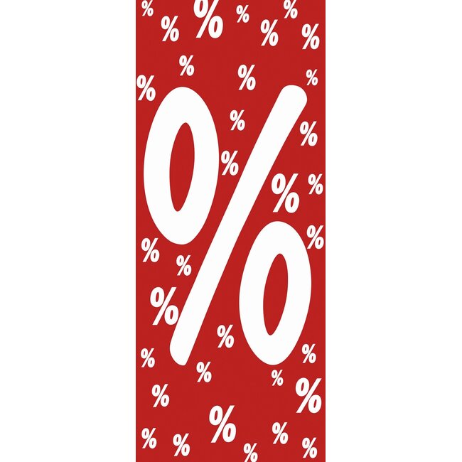 2Lif Banner Prozente vlamw. gefin. 75x180 cm