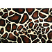 2Lif Giraffe animal velvet Deco 150 cm x 2,5 mtr