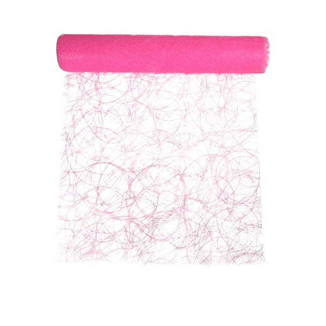 2Lif Decoweb Tafelband roze 60cmx25mtr