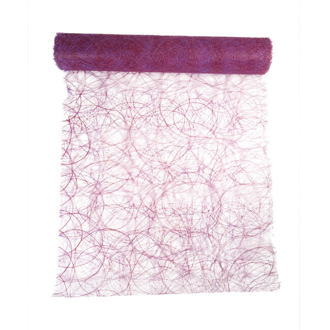 2Lif Decoweb Fancy Tafelband paars/cyclaam 60cmx25mtr