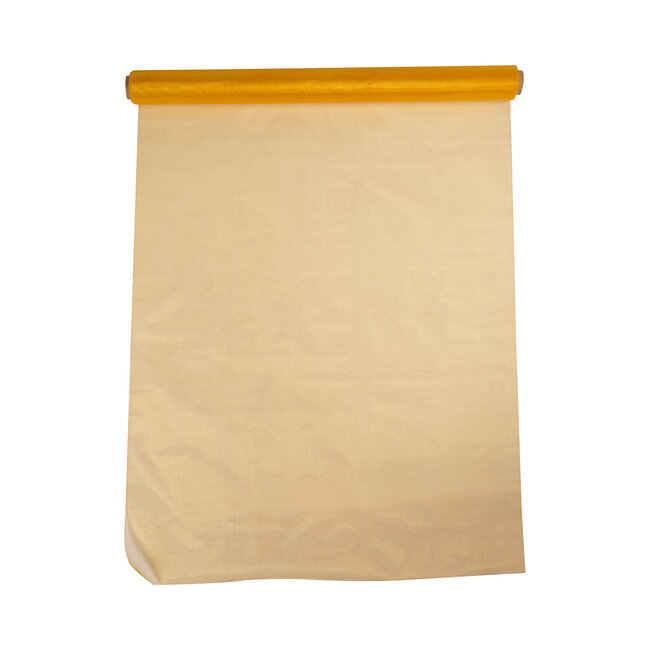 2Lif Organza Tafelband geel 48cmx9,1mtr