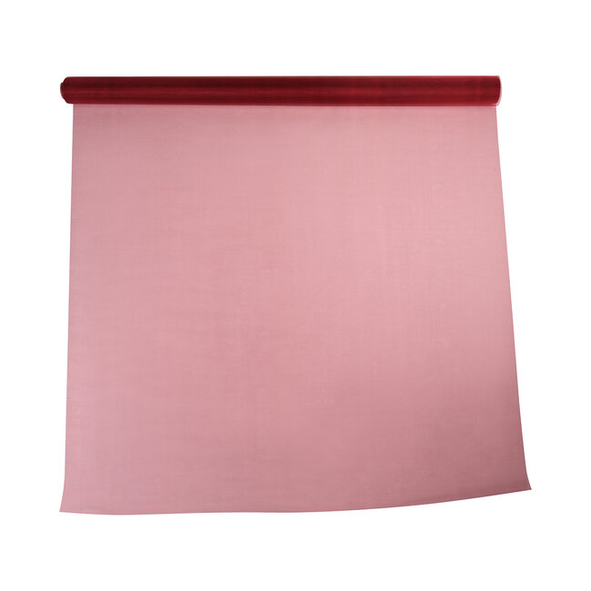 2Lif Napoli Tafelband warm rood 70cmx9,1mtr (rolled)