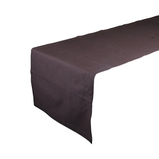 2Lif Sollana Tafelloper donker grijs 40x145cm