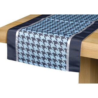 2Lif Grace Tafelloper blauw 42x142cm